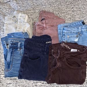 American Eagle and Aeropostale jeans size 2